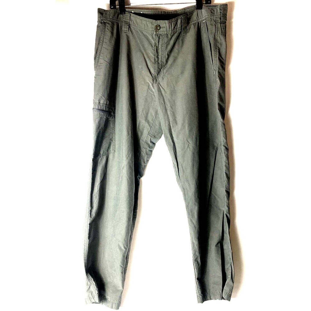 Columbia Pants Mens 38X32 Gray Twisted Cliff‎ Cargo Hiking Trail Outdoors Casual